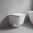 Унитаз подвесной Devit Fly 3050120 безободковый с крышкой soft-close, белый глянец, фото 4