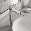 Смеситель для раковины Hansgrohe Rebris E 72591000 240 CoolStart EcoSmart+ с донным клапаном, фото 5