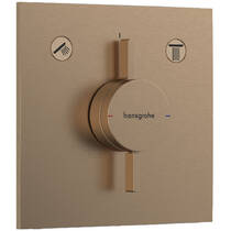 Смеситель скрытого монтажа для душа Hansgrohe DuoTurn E 75417140 бронза матовый, фото №1