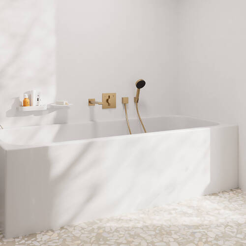 Змішувач прихованого монтажу для душу Hansgrohe DuoTurn E 75417140 бронза матовий, фото 4