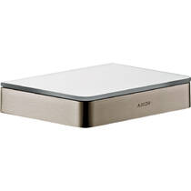 Полка стеклянная Axor Universal Softsquare 42840820 никель матовый, фото №1