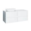 Тумба з раковиною Devit Linea 081200W 120 см, білий глянцевий, фото 1