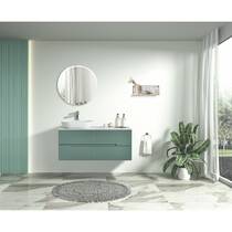 Тумба с раковиной Devit Linea 081200O 120 см, оливковый цвет, фото №3