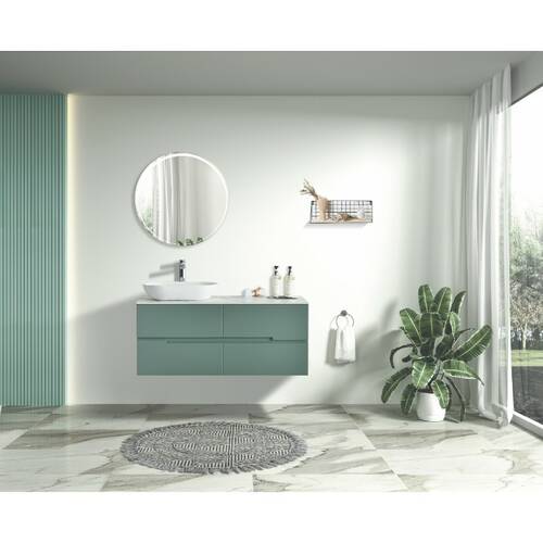 Тумба з раковиною Devit Linea 081200O 120 см, оливковий колір, фото 3