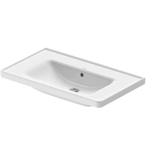 Раковина Duravit D-Neo 2367800000 на тумбу 80 см, фото 3