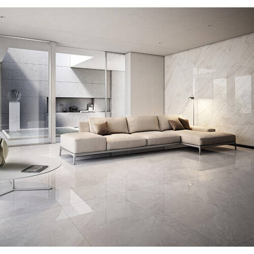 Керамограніт Almera Ceramica-2 Pr38 Marble Grey Pol 60x120 см, фото 2