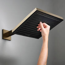 Верхній душ Hansgrohe Pulsify E 260 1jet EcoSmart 24331140 бронза матовий, фото №4