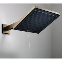 Верхній душ Hansgrohe Pulsify E 260 1jet EcoSmart 24331140 бронза матовий, фото №5