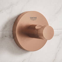 Гачок Grohe Essentials 40364DL1 одинарний, теплий захід (брашоване рожеве золото), фото №1