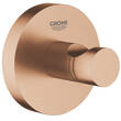 Гачок Grohe Essentials 40364DL1 одинарний, теплий захід (брашоване рожеве золото), фото 1