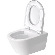 Унітаз підвісний Duravit D-Neo 45770900A1 із сидінням Soft Close, білий глянець, фото №5