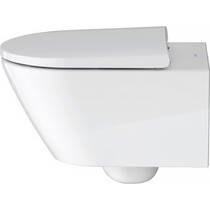 Унітаз підвісний Duravit D-Neo 45770900A1 із сидінням Soft Close, білий глянець, фото №3