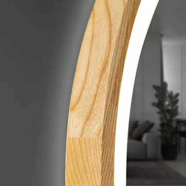 Perfection Slim Дзеркало з підсвіткою LED дуб натуральний 750мм (аурна,фронтальна,сенсорна)