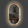 Зеркало Luxury Wood Freedom Slim с подсветкой LED, дуб натуральный, сенсорная кнопка-димер, 550х850 мм, фото 2