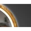 Зеркало Luxury Wood Freedom Slim с LED подсветкой, натуральный дуб, сенсорная кнопка-димер, 500х800 мм, фото 3
