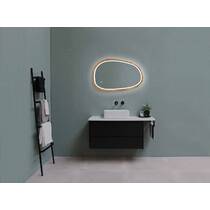 Дзеркало асиметричне Luxury Wood Dali з комбінованою LED підсвіткою, дуб натуральний, 550х850мм, фото №4