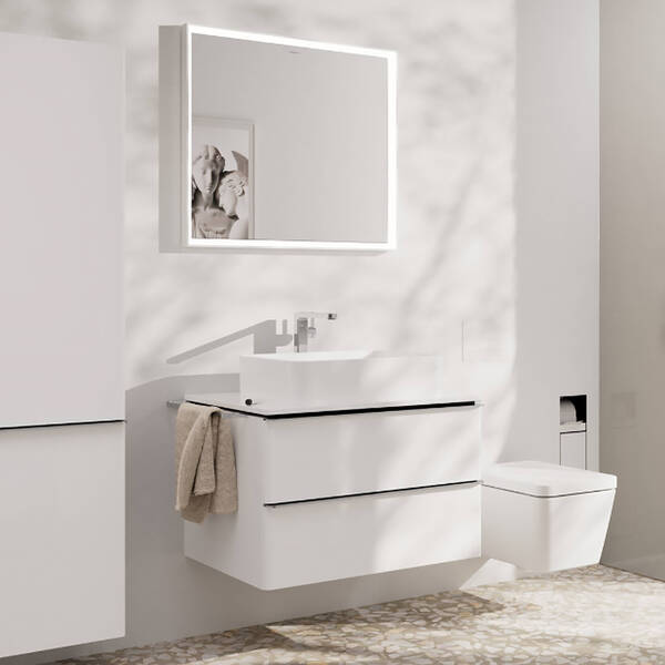 Змішувач для раковини Hansgrohe Tecturis E CoolStart EcoSmart+ 73070000 хром, фото 3