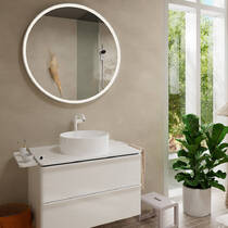 Смеситель для раковины Hansgrohe Tecturis CoolStart EcoSmart+ 73370700 белый матовый, фото №3