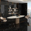 Керамограніт ITT Ceramic Onice Black Polished Rect 6mm 120x300 см, фото 3