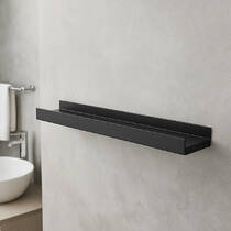 Полиця Emco Aura 8545 134 03 для душу, чорний матовий, фото №1