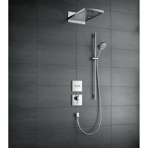 Змішувач прихованого монтажу для душу Hansgrohe ShowerSelect Highflow 15760140 бронза, фото 3