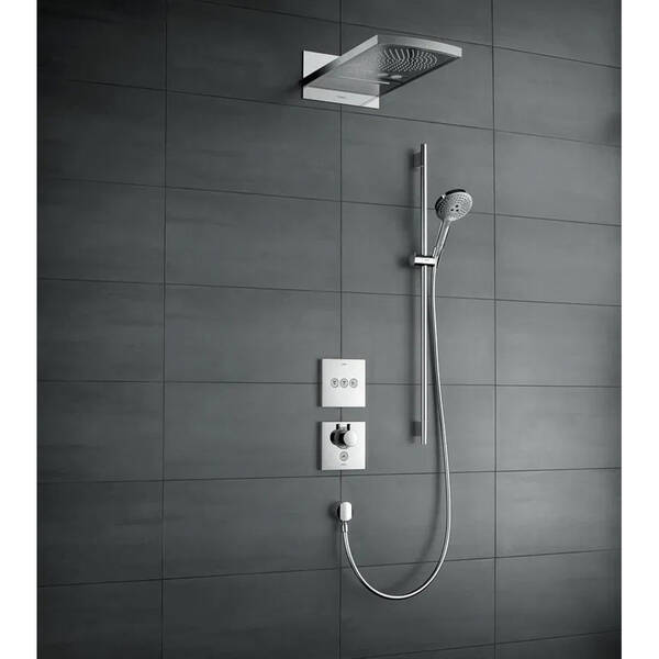 Змішувач прихованого монтажу для душу Hansgrohe ShowerSelect Highflow 15760140 бронза, фото 3