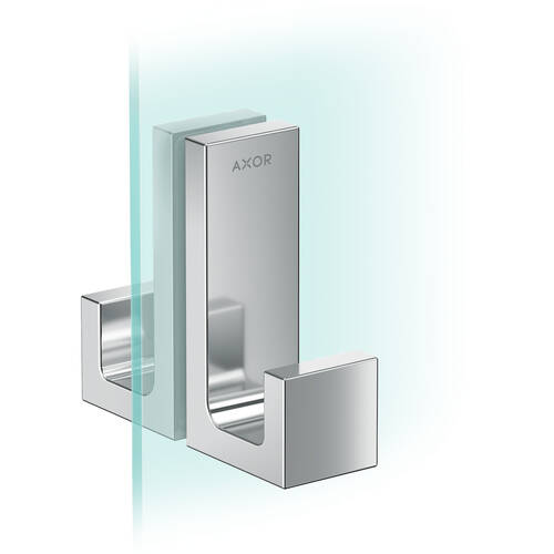 Крючок Axor Universal Rectangular 42639000 двойной, хром, фото 1