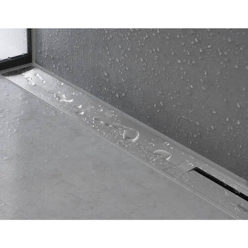 Решітка для душового каналу Hansgrohe RainDrain Flex 56053000 хром 1000мм, фото 4