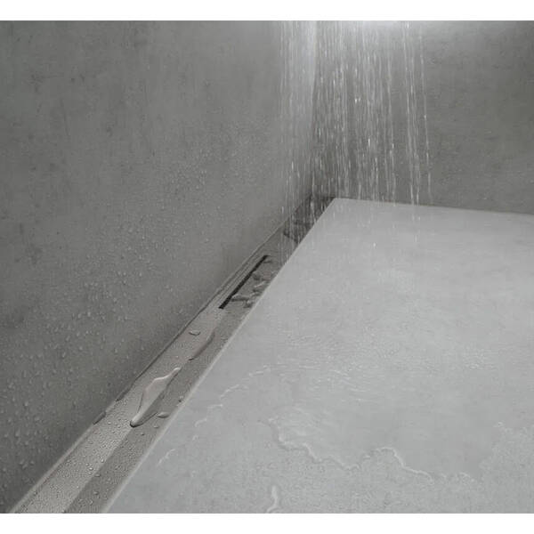 Решітка для душового каналу Hansgrohe RainDrain Flex 56053000 хром 1000мм, фото 3