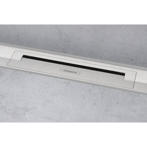 Решітка для душового каналу Hansgrohe RainDrain Flex 56053000 хром 1000мм, фото 5
