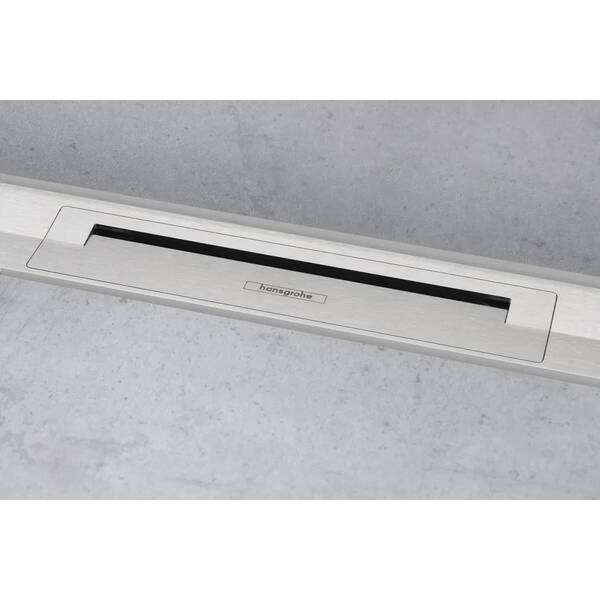 Решітка для душового каналу Hansgrohe RainDrain Flex 56053000 хром 1000мм, фото 5