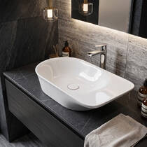 Раковина RAK Ceramics Valet VALCT6400AWHA 64 см на стільницю, білий глянець, фото №1