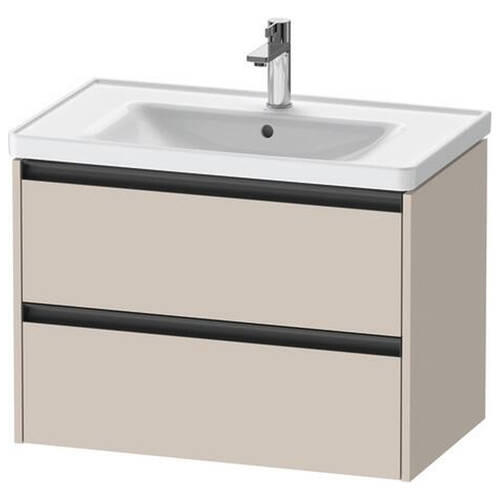 Тумба для раковини Duravit Ketho.2 K25283091910000 80 см, колір бежевий, фото 1