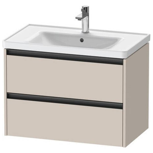 Тумба для раковини Duravit Ketho.2 K25283091910000 80 см, колір бежевий, фото 1
