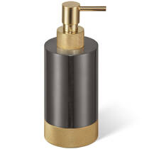 Дозатор для рідкого мила Decor Walther Club SSP 1 0853567 хром чорний/золото матовий, фото №1