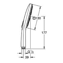 Ручний душ Grohe Rainshower SmartActive Cube 26550000, фото №6