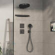Перемикач потоків прихованого монтажу для душу Hansgrohe ShowerSelect Comfort E чорний хром, фото 3