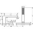 Змішувач для ванни Hansgrohe Tecturis E 73443000 хром, фото 2