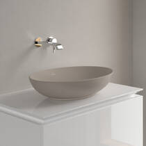 Раковина Villeroy&Boch Loop & Friends 4A4700AM 56 см мигдаль матовий, фото №4