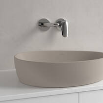 Раковина Villeroy&Boch Antao 4A7351AM 51 см мигдаль матовий, фото №6