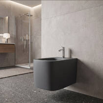 Біде підвісне Nic Design Semplice 004 367 049 колір Basalto мат, фото №1