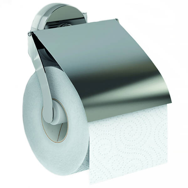 Держатель для туалетной бумаги Genwec Cartago series GW05 07 05 02 крышка хром, фото 1