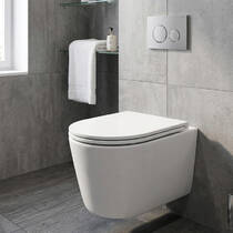 Унітаз підвісний Devit Style 320150 безобідковий Vortex Flush з кришкою soft close, фото №1