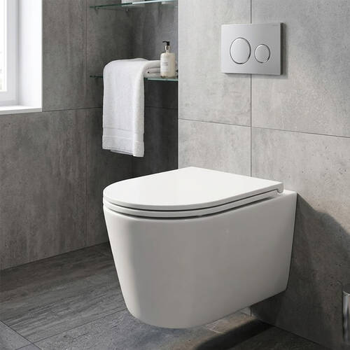 Унітаз підвісний Devit Style 320150 безобідковий з кришкою soft