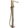 Змішувач для ванни Hansgrohe Tecturis E 73445140 підлоговий, бронза, фото 1