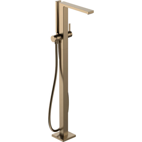 Змішувач для ванни Hansgrohe Tecturis E 73445140 підлоговий, бронза, фото 1