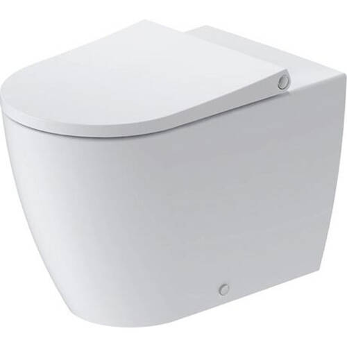 Унітаз підлоговий Duravit Bento Starck Box D4600200 пристінний, білий матовий, фото 1