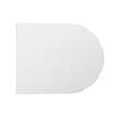 Унітаз підлоговий Duravit Bento Starck Box D4600200 пристінний, білий матовий, фото 5