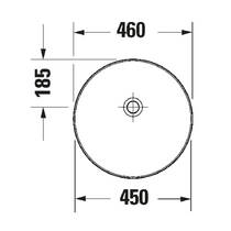 Раковина Duravit Vitrium 266146HC79 46 см корица матовый, фото №3