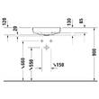 Раковина Duravit Vitrium 266146HB79 46 см синій матовий, фото 2